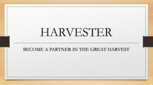 Harvester Parter