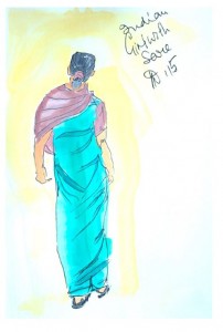 Indian girl with sarie